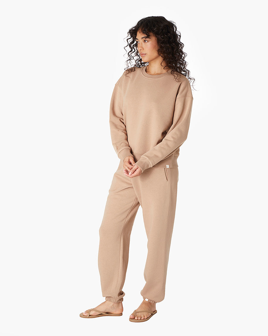 Air Whipped Crew - Camel  | TKEES Essential