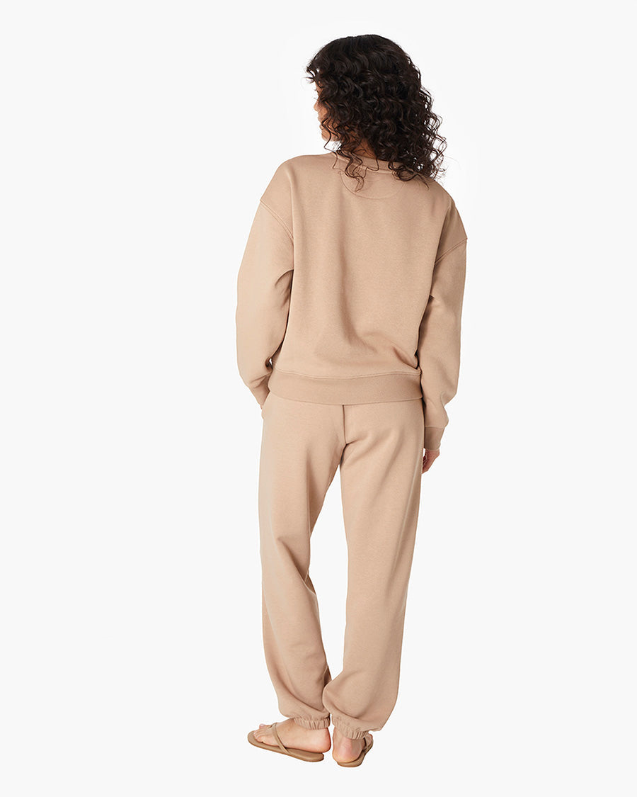 Air Whipped Crew - Camel  | TKEES Essential