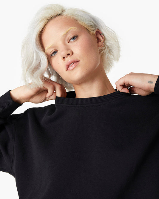 Air Whipped Crew - Black  | TKEES Everyday