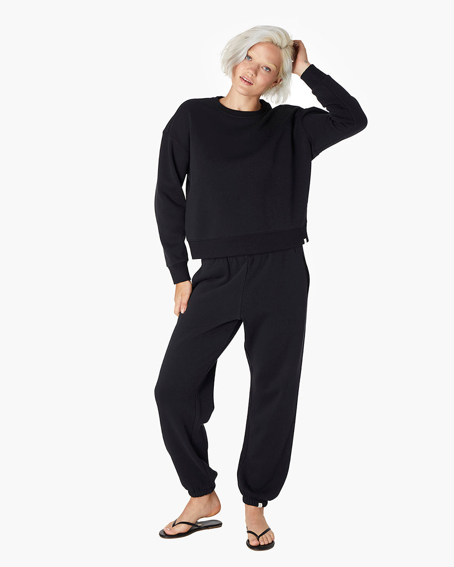 Air Whipped Crew - Black  | TKEES Everyday