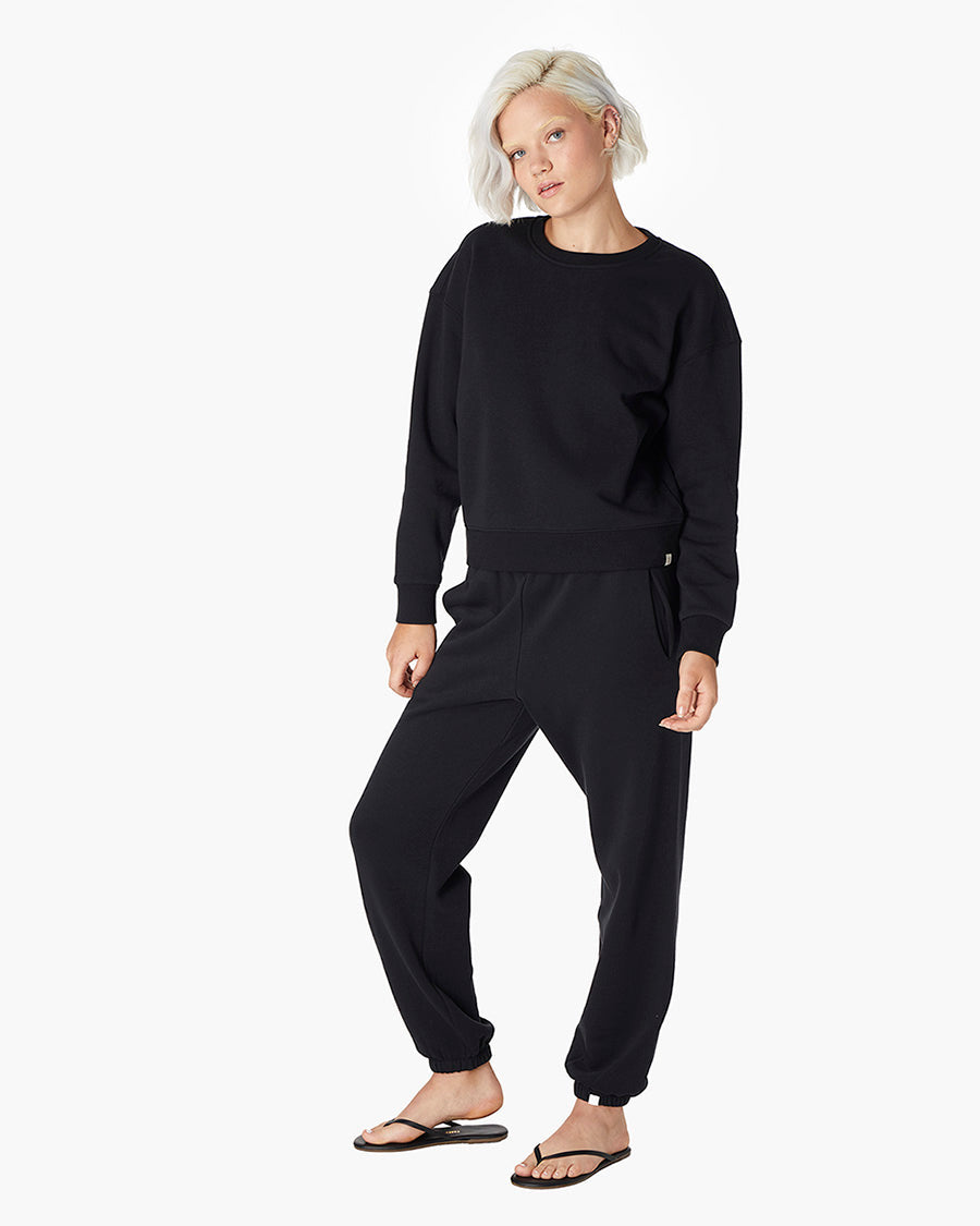 Air Whipped Crew - Black  | TKEES Everyday