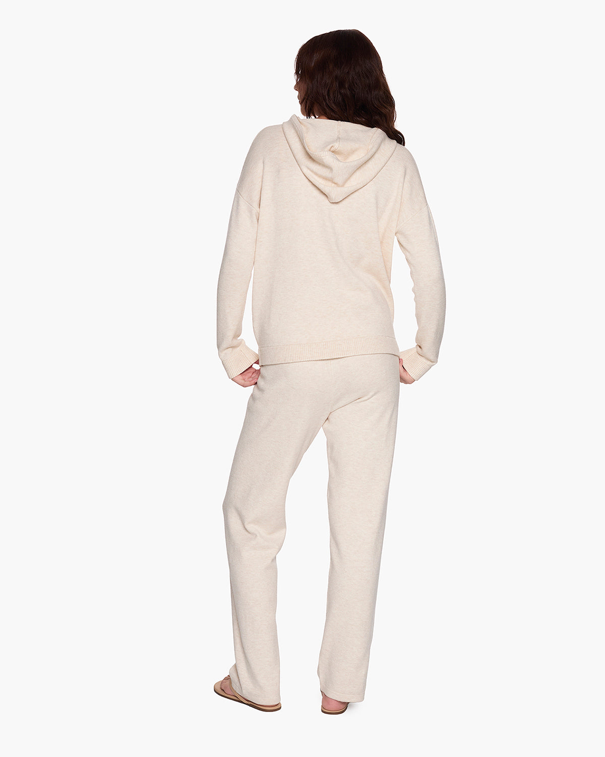 Sunday Sweater Hoodie - Cream | TKEES Signature
