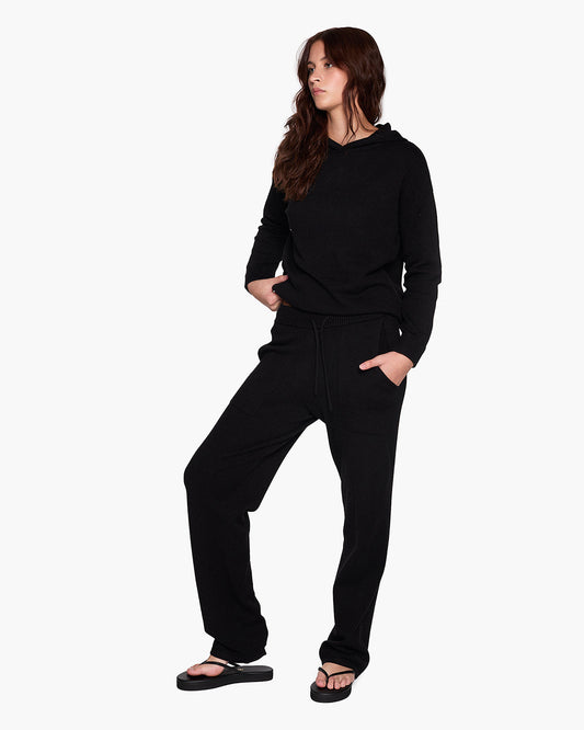 Sunday Sweater Hoodie - Black | TKEES New