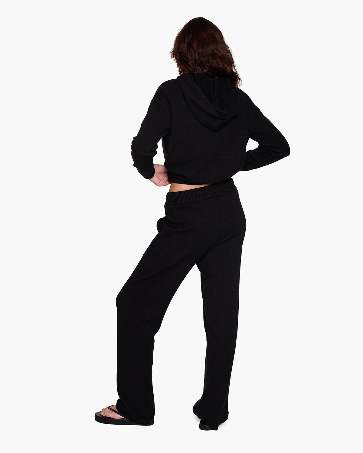 Sunday Sweater Hoodie - Black | TKEES New