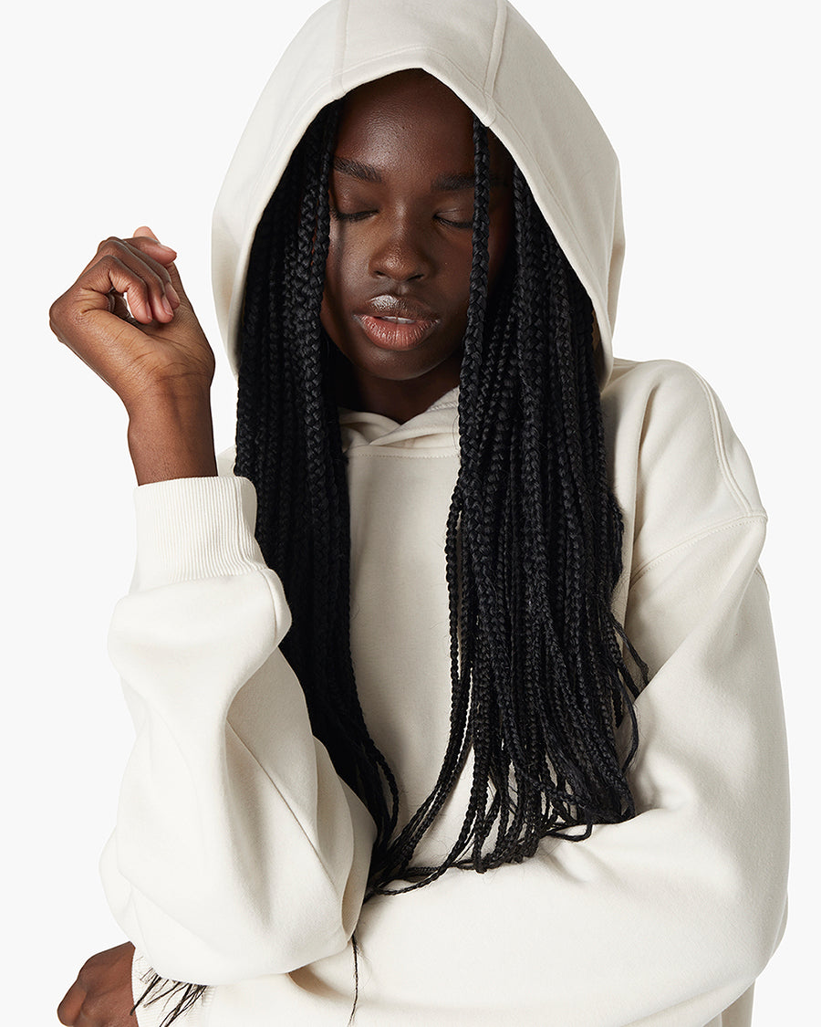 Air Whipped Hoodie - Bone  | TKEES Quality