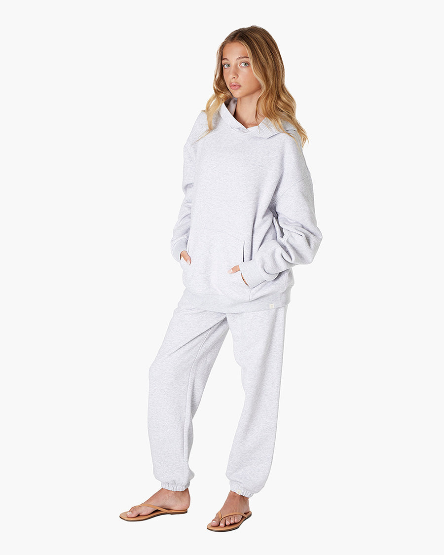 Air Whipped Hoodie - Heather Grey  | TKEES Great Value