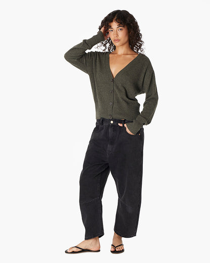 Cashmere V-Neck Cardigan  | TKEES Latest
