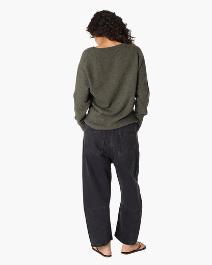 Cashmere V-Neck Cardigan  | TKEES Latest