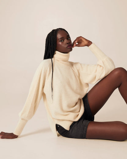 Cashmere Turtleneck  | TKEES New