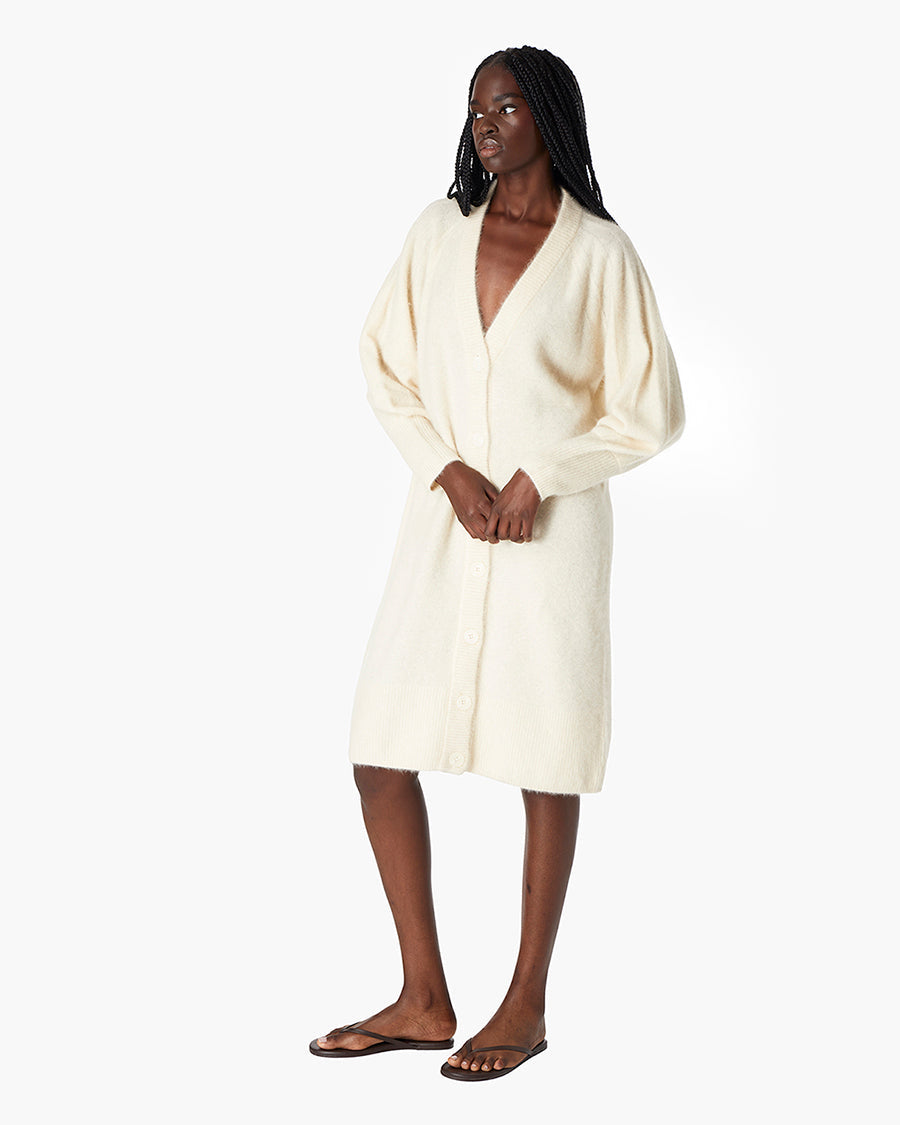 Cashmere Long Cardigan  | TKEES Classic