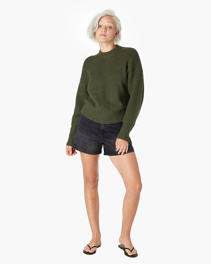 Merino Knit Crewneck  | TKEES Discount