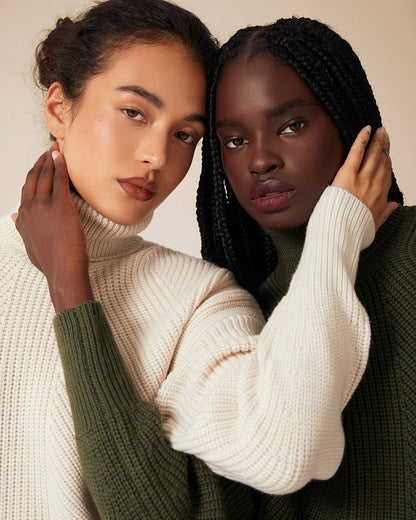 Merino Knit Turtleneck  | TKEES Recommended
