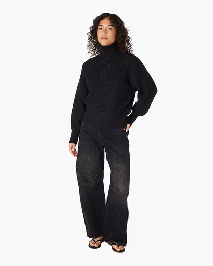 Merino Knit Turtleneck  | TKEES Best Seller