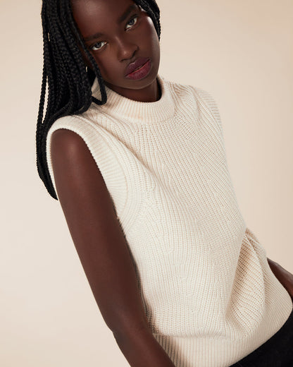 Merino Knit Vest  | TKEES New