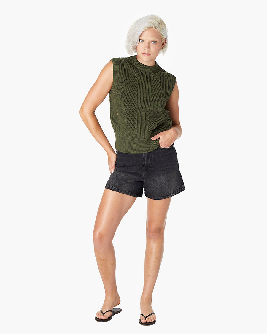 Merino Knit Vest  | TKEES Popular