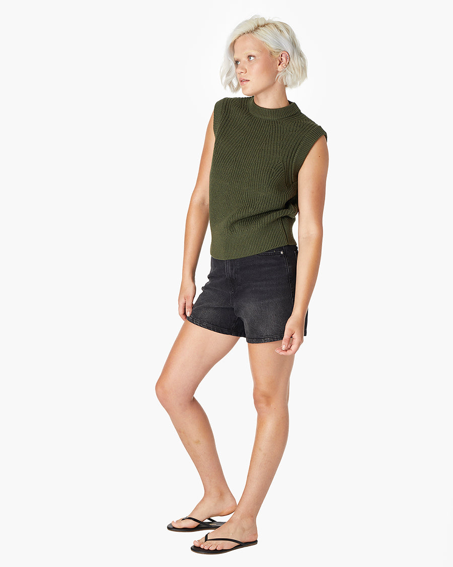 Merino Knit Vest  | TKEES Popular