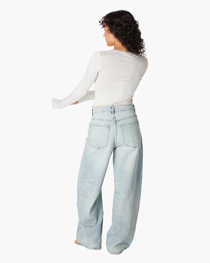 Long-Sleeve Stretch Crewneck  | TKEES Featured
