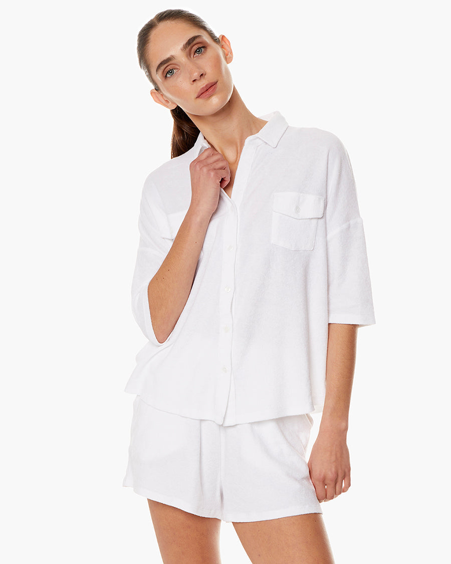 Soleil-Chic-Short--White  | TKEES Best Seller
