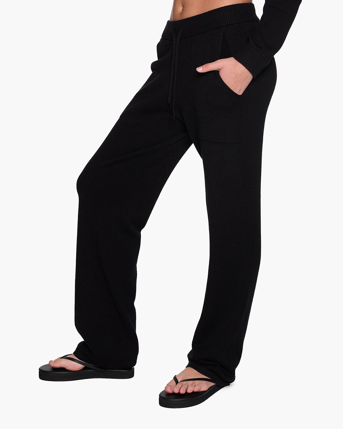 Sunday Sweater Pants - Black | TKEES Best Price