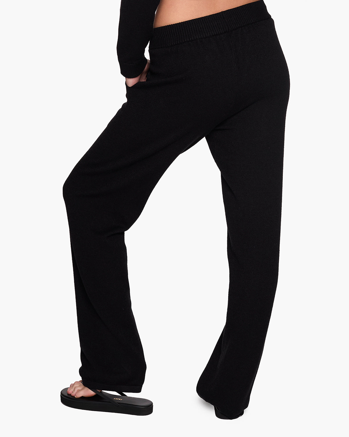 Sunday Sweater Pants - Black | TKEES Best Price