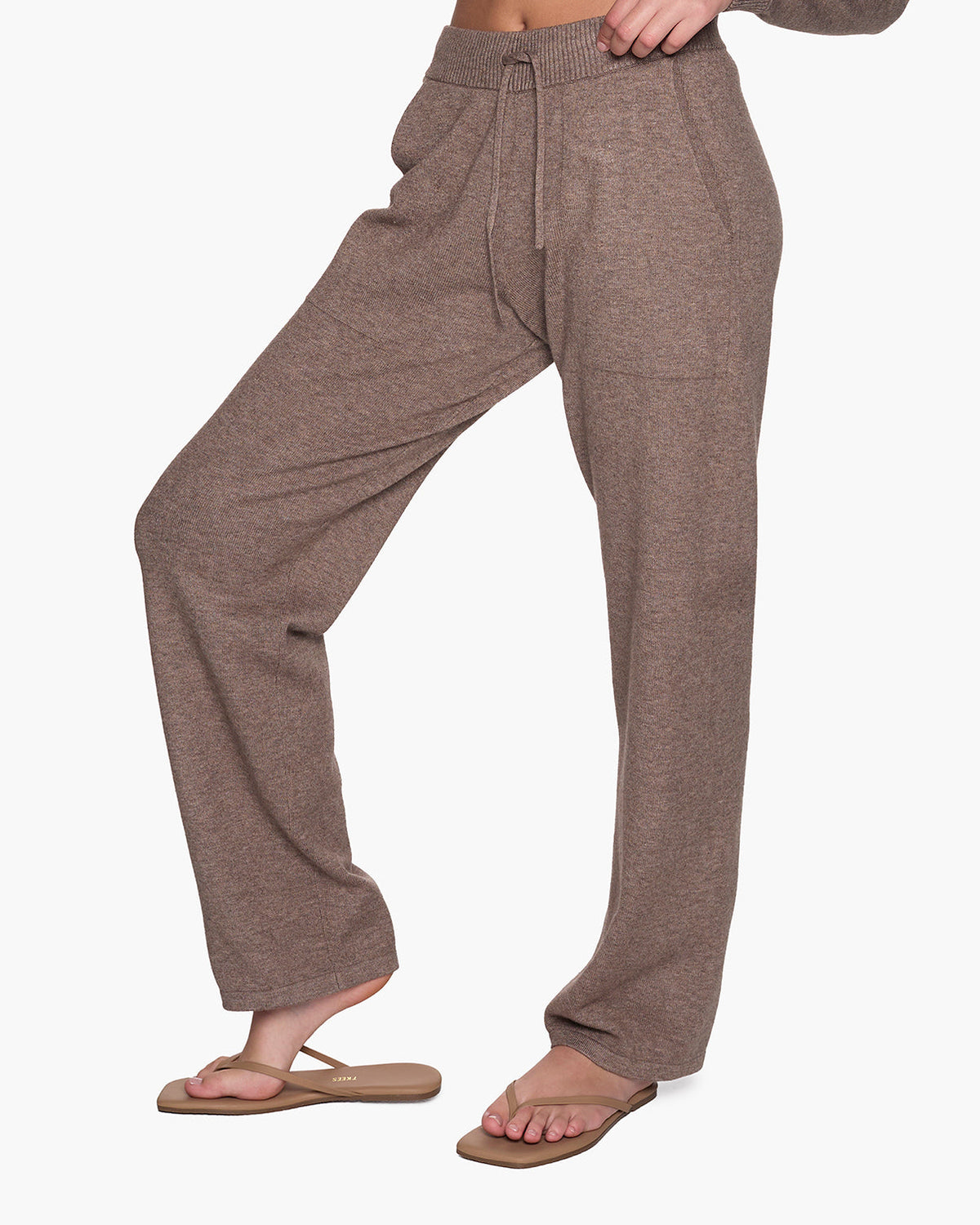 Sunday Sweater Pants - Heather Brown | TKEES Quality