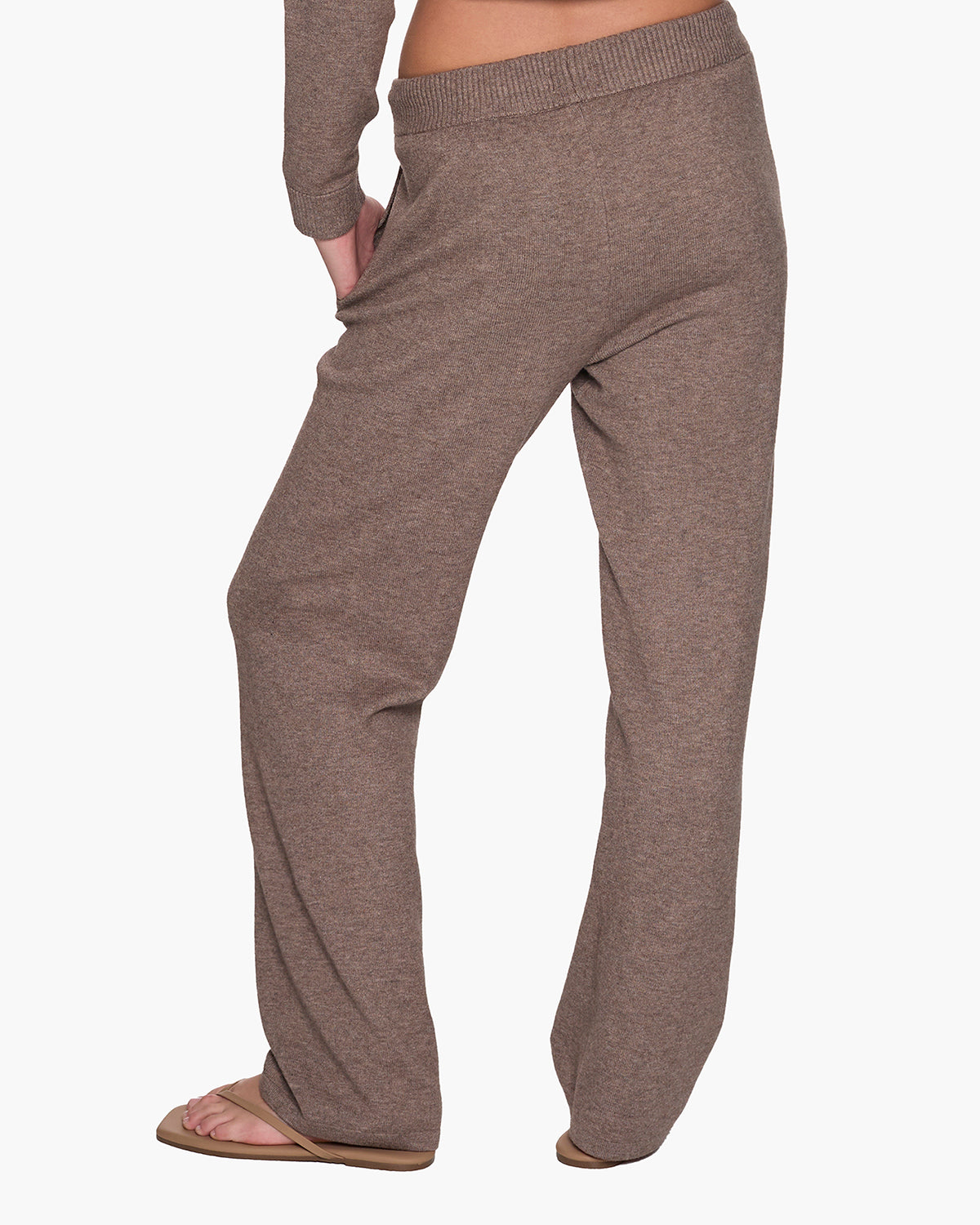 Sunday Sweater Pants - Heather Brown | TKEES Quality