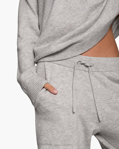 Sunday Sweater Pants - Heather Grey | TKEES Featured