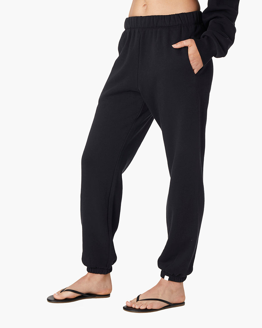 Air Whipped Sweatpant - Black  | TKEES Featured