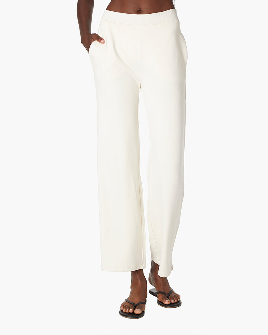 French Terry Wide Leg Pant  | TKEES Value