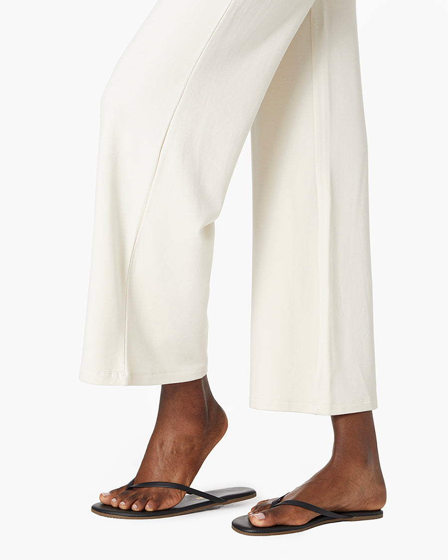 French Terry Wide Leg Pant  | TKEES Value