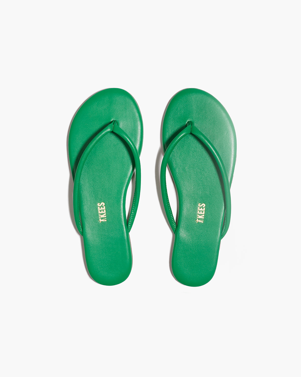 Tubular Lily Kelly Green Flip Flops  | TKEES Everyday