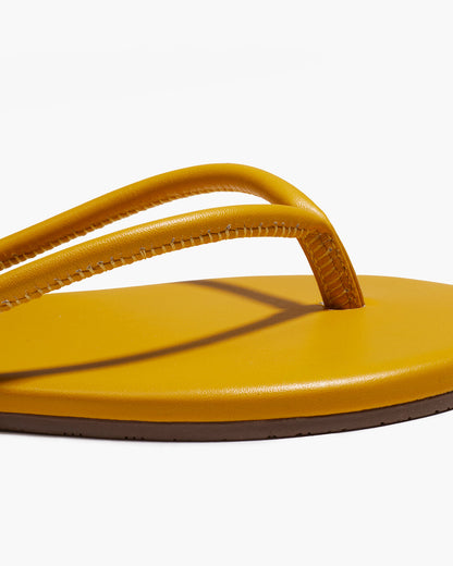 Tubular Lily Lemon Curry Flip Flops  | TKEES Best Price