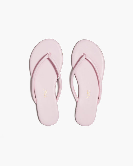 Tubular Lily Powder Pink Flip Flops  | TKEES Sale