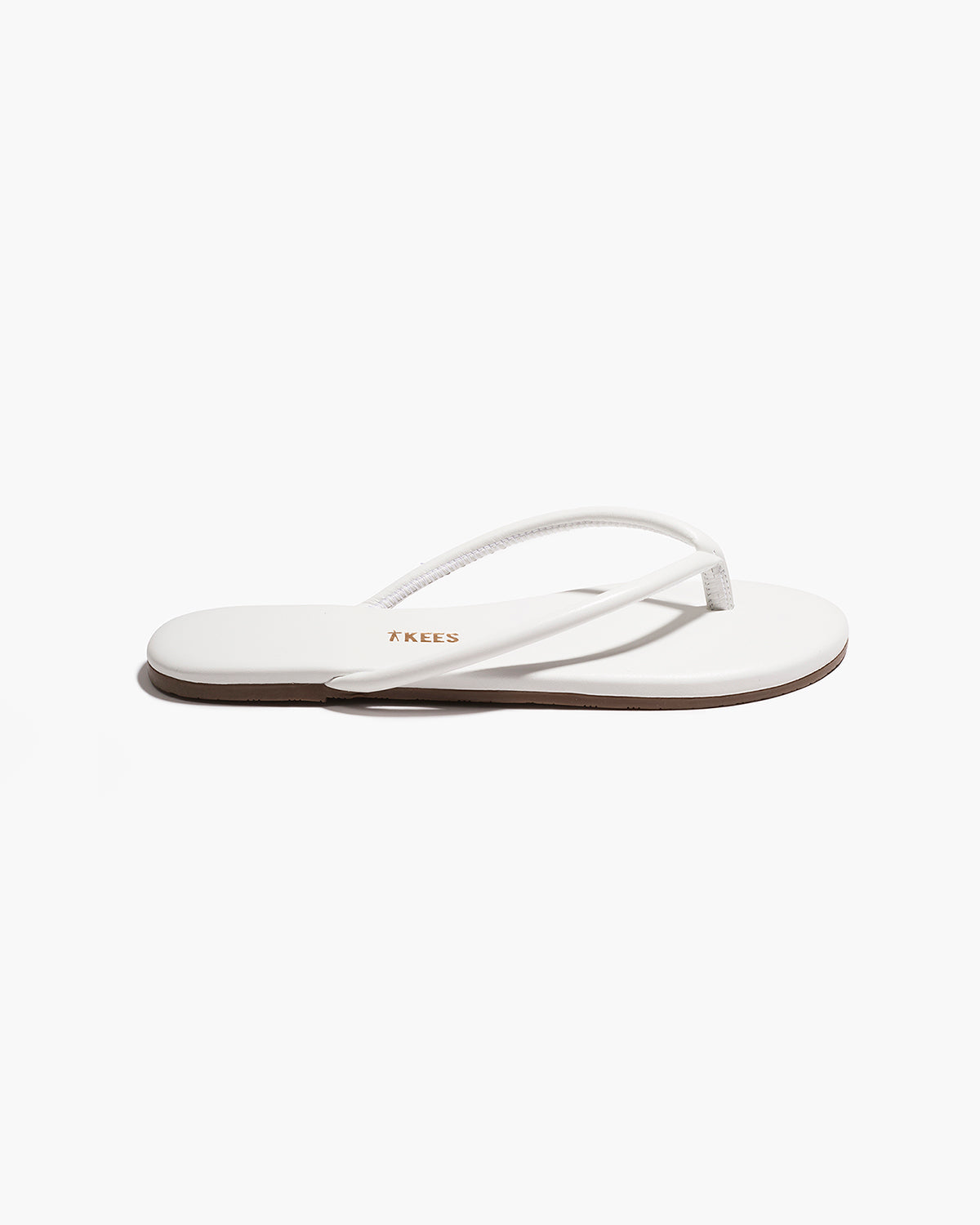 Tubular Lily White Flip Flops  | TKEES Latest