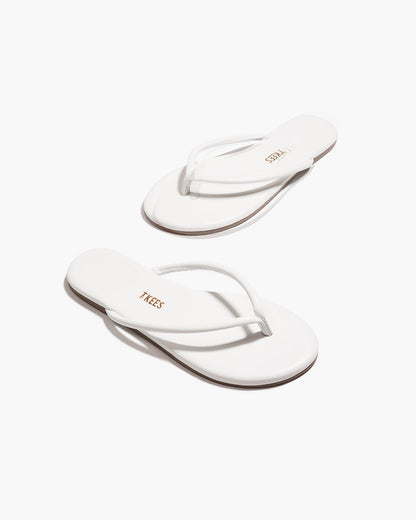 Tubular Lily White Flip Flops  | TKEES Latest