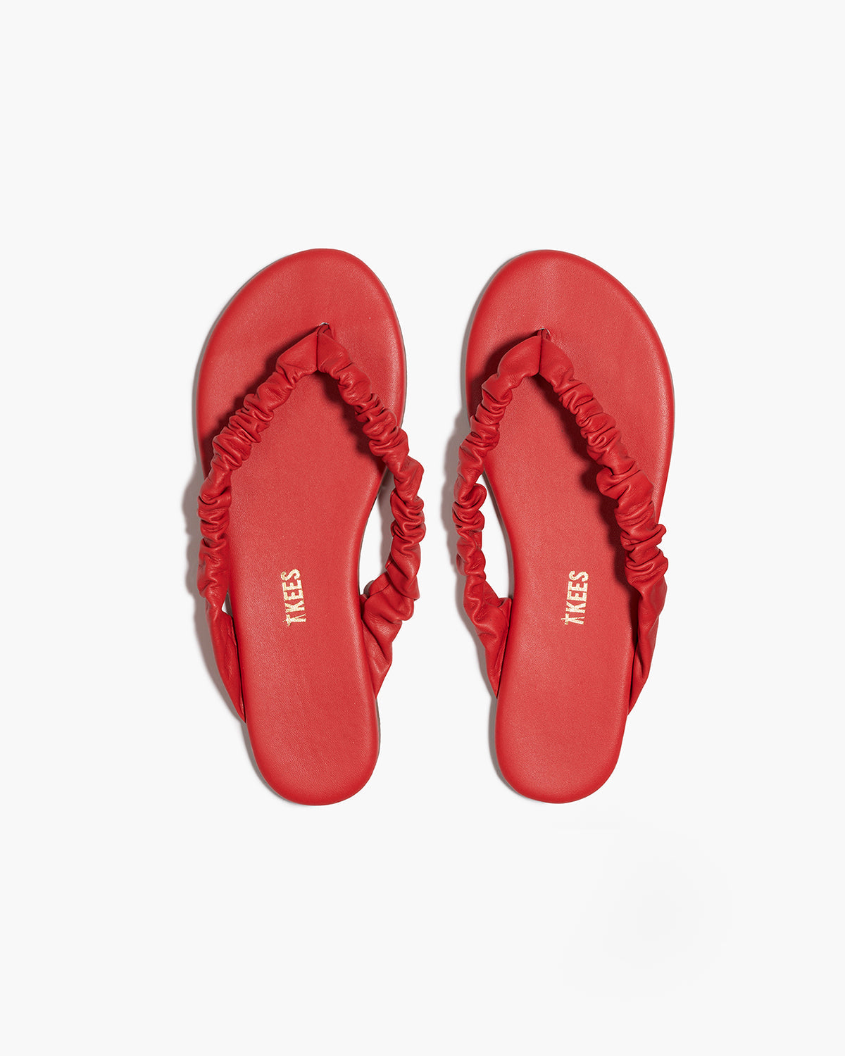 Savannah Red Flip Flops  | TKEES New
