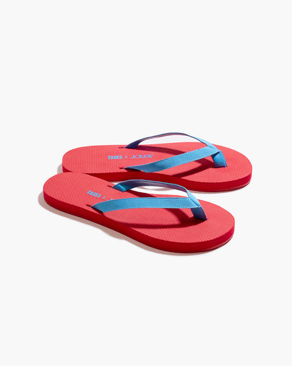 TKEES x J.CREW Sandal in Vintage Red  | TKEES Hot Sale
