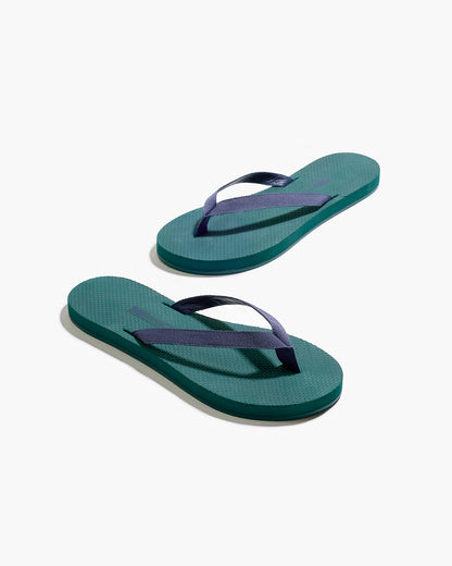 TKEES x J.CREW Sandal in Graffiti Green  | TKEES Featured