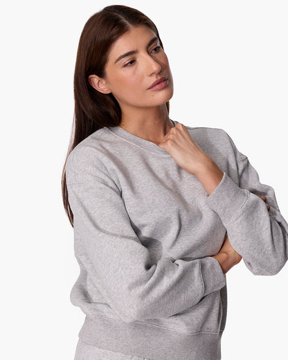 CloudSoft Crew Heather Grey  | TKEES Best Price