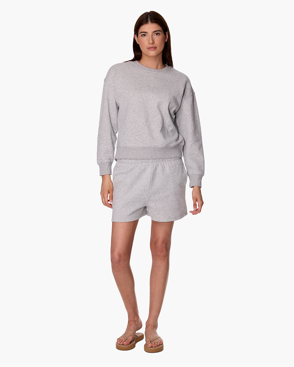 CloudSoft Crew Heather Grey  | TKEES Best Price