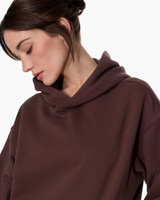 CloudSoft Pullover Hoodie Dark Chocolate  | TKEES Popular