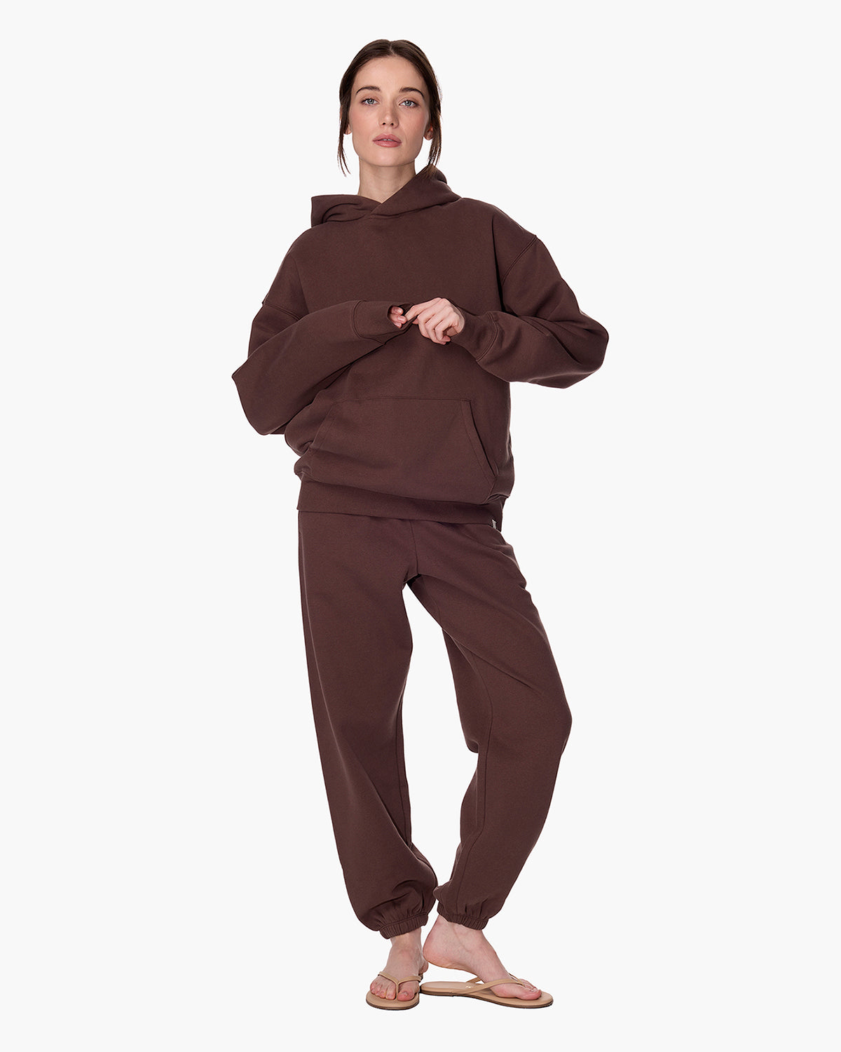 CloudSoft Pullover Hoodie Dark Chocolate  | TKEES Popular