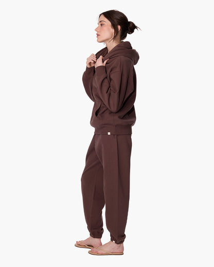 CloudSoft Pullover Hoodie Dark Chocolate  | TKEES Popular