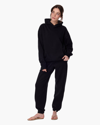 CloudSoft Pullover Hoodie Black  | TKEES Discount