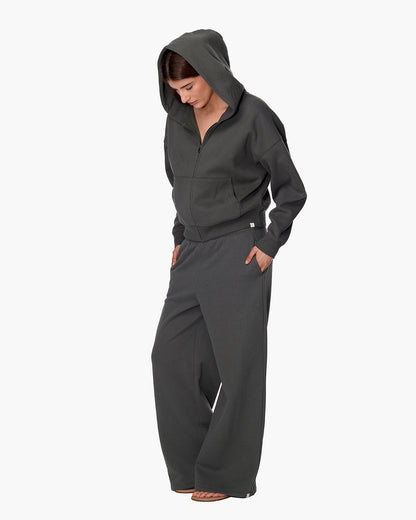 CloudSoft Zip Up Hoodie in Green  | TKEES Smart Buy
