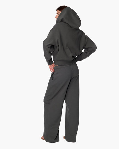 CloudSoft Zip Up Hoodie in Green  | TKEES Smart Buy