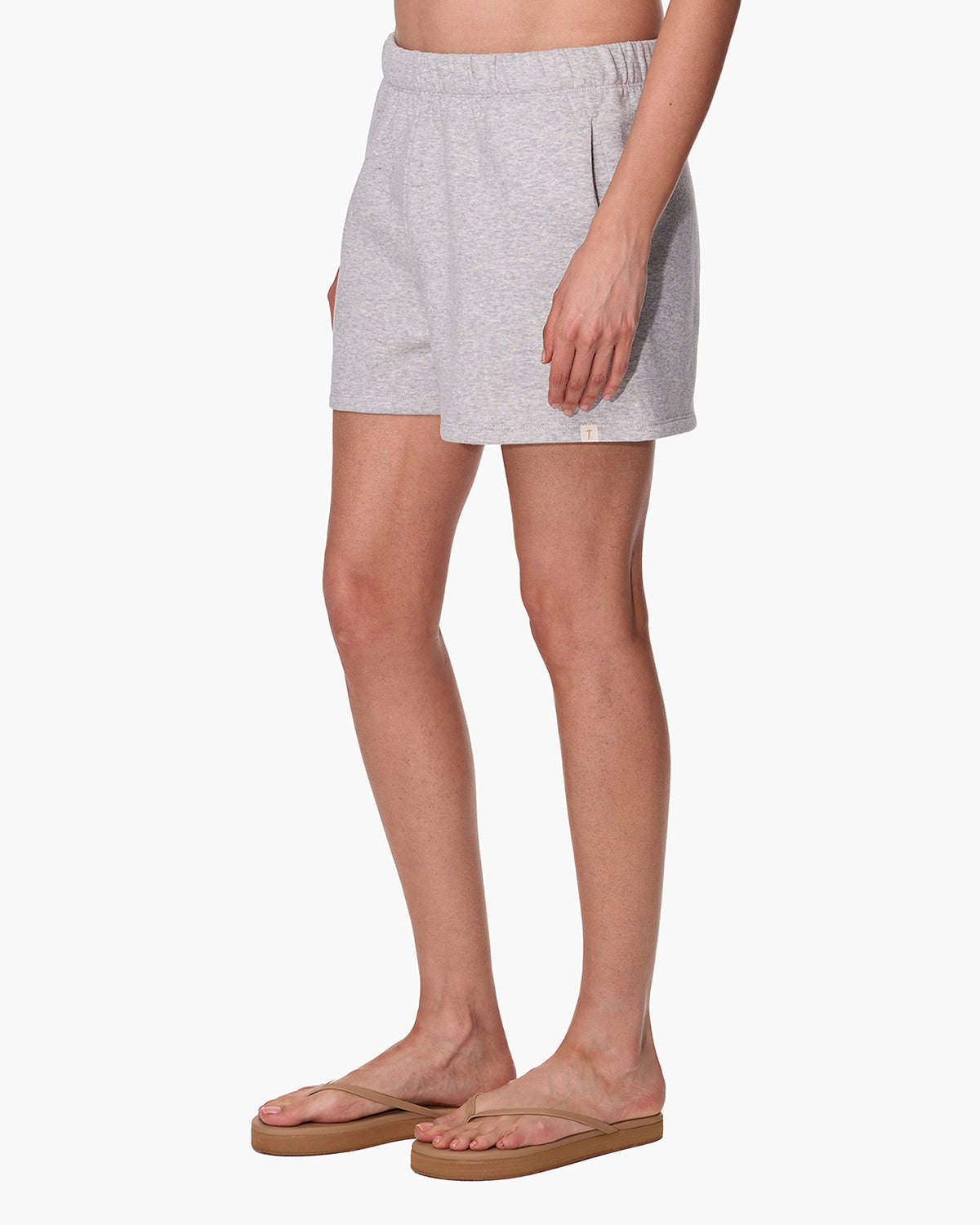 CloudSoft Sweat Short Heather Grey  | TKEES Customer Favorite