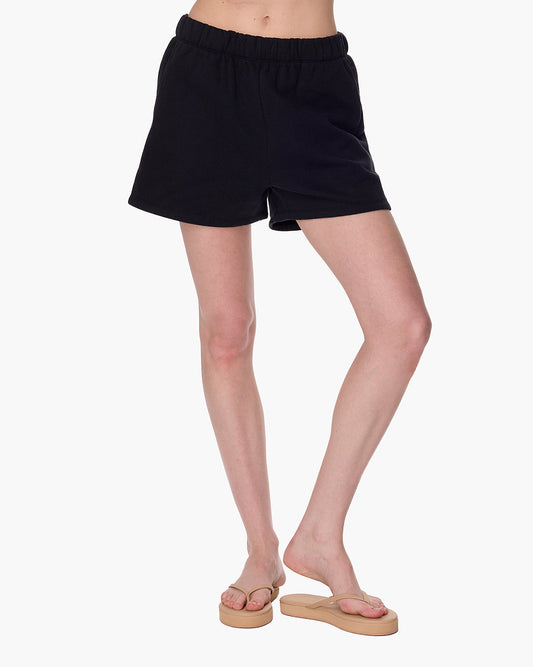 CloudSoft Sweat Short Black  | TKEES Smart Buy