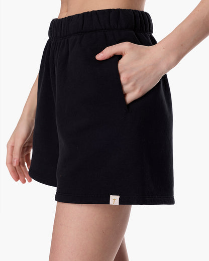 CloudSoft Sweat Short Black  | TKEES Smart Buy
