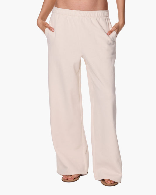 CloudSoft Wide Leg Jogger Bone  | TKEES Hot Sale